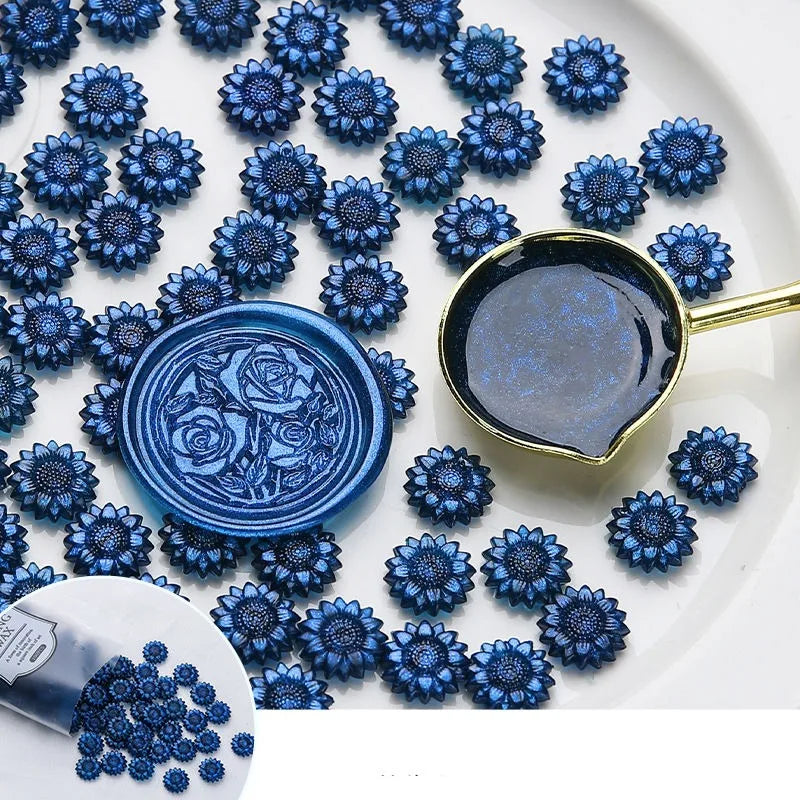 100Pc Glitter Sealing Wax Seal Stamp Wax Beads Scrapbook Material Wedding Birthday Party Invitation Stamp DIY Stamp Decoration