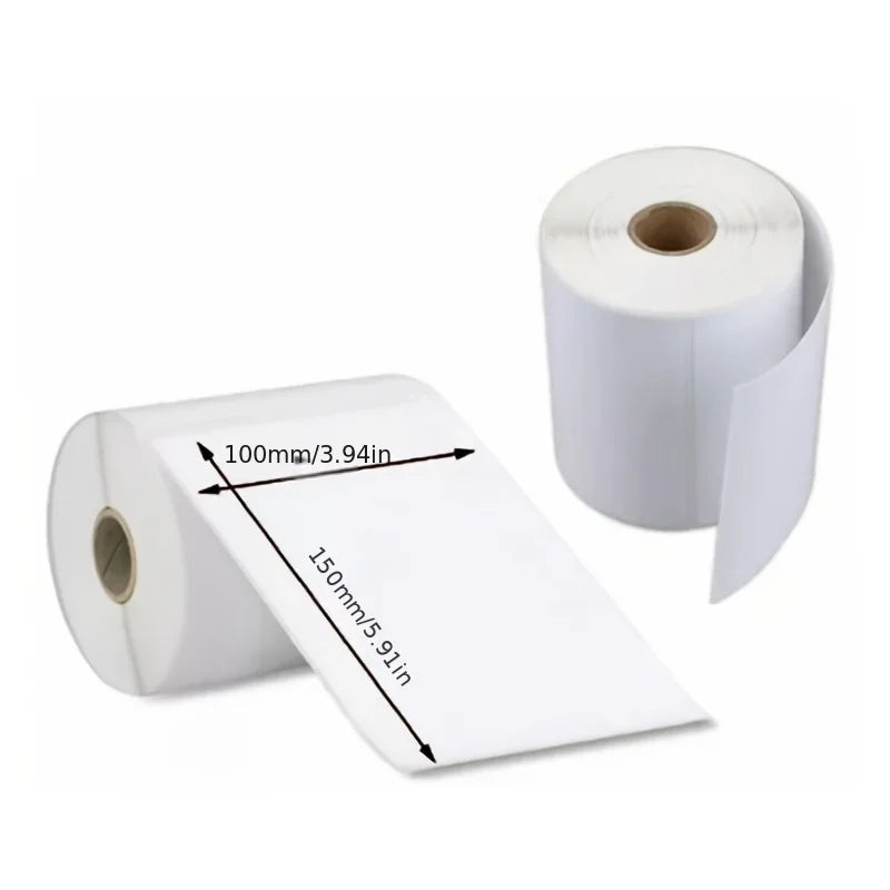 4×6in 100x150mm Thermal Shipping Label Paper 350 Labels Per Roll Universal Fit for Standard 4x6 Shipping Thermal Printers