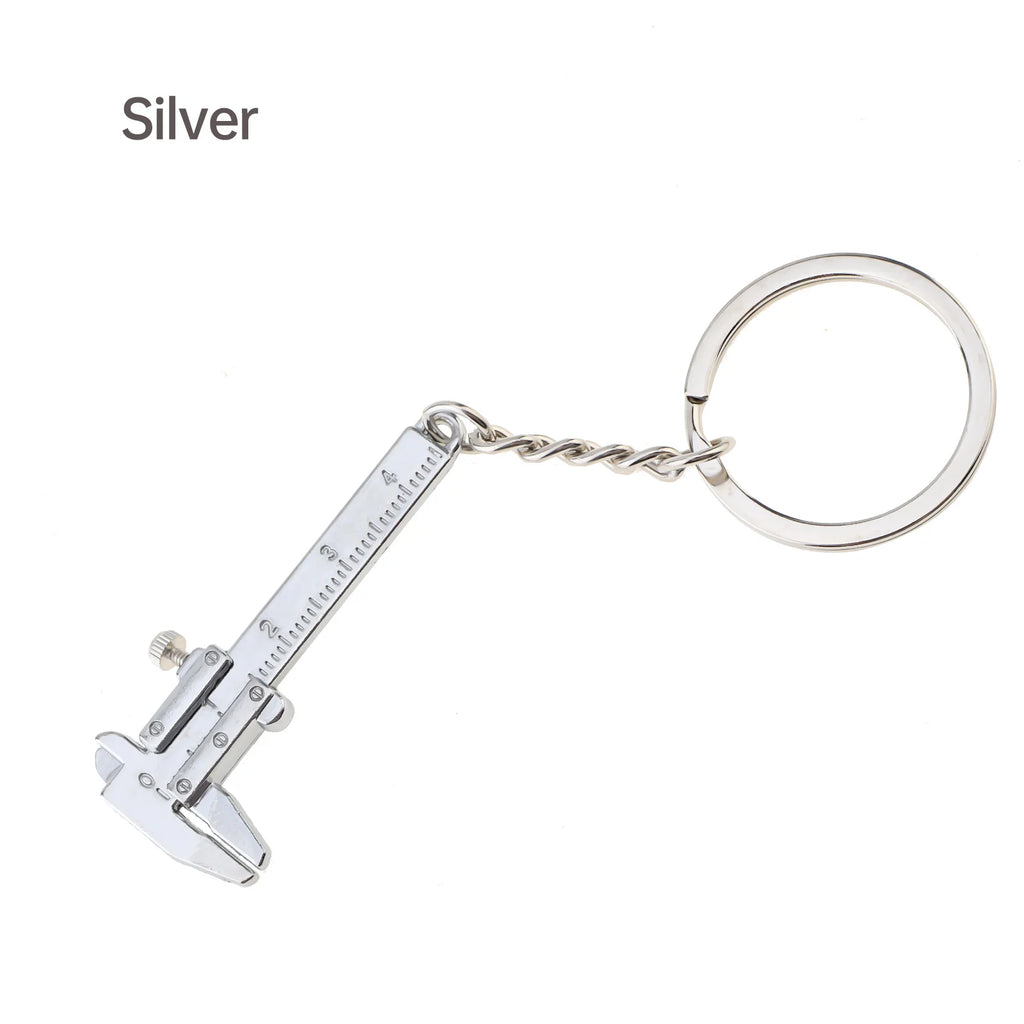 0-40mm Portable Mini Zinc Alloy Vernier Caliper with Chain Keychain and 1mm Accuracy for Measurement