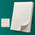 English Practice Book, Thin Four Line Grid English Exercise Book, 50 Sheets, Thickened Draft Paper