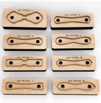 QJH Zipper Leather Cutting Die Cut Mold, Leather Punch Die Set, Leather Crafts Kraft Tool, Handmade Cutters - Bag Zipper Pullers