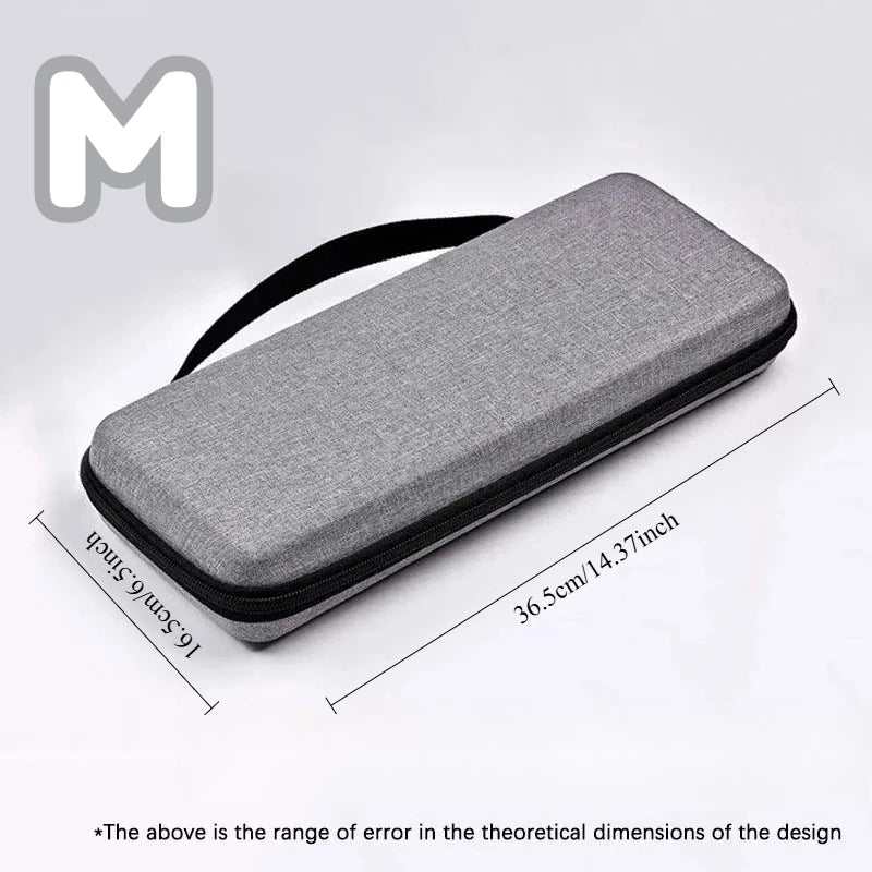 1pc EVA Protective Case for Keyboard, Waterproof Travel Storage Bag Fits 61 Key 87 Key 104 Key Full Size Mechanical