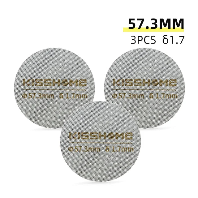 Coffee Puck Screen Reusable Heat Resistant Metal Espresso Filter Mesh For 51mm 54mm 58mm Portafilter Barista Accessories Tools