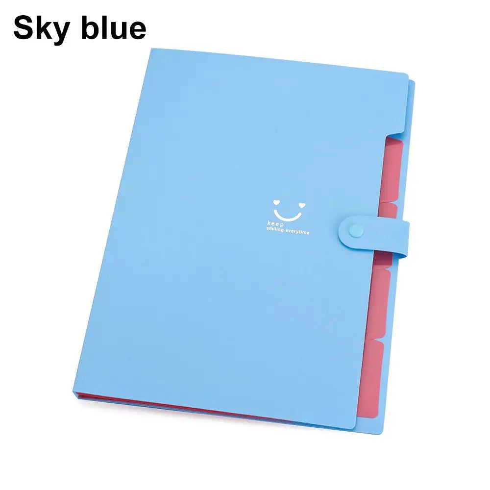 PVC A4 Quick Labor Folder New Suspended Type with Hook Filing Cabinet Dividers A4 Color Random Hanging File Folders School