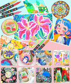 12-366 Colors Acrylic Marker Set Waterproof Acrylic Brush Marker Professional Acrylic Painting Marker DIY Art Supplies