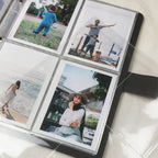 A5 Photocard Holder Photo Album Card Binder D Shape 3 Ring with Magnetic Button Collector Book 10x15 Cards Protectors Storage