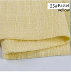 Rust Wedding Napkin Cotton Cloth 43cm17in Rustic Gauze Hanky Tea Towel Dining Place Mats Wedding Supplies Linen Home Table Decor