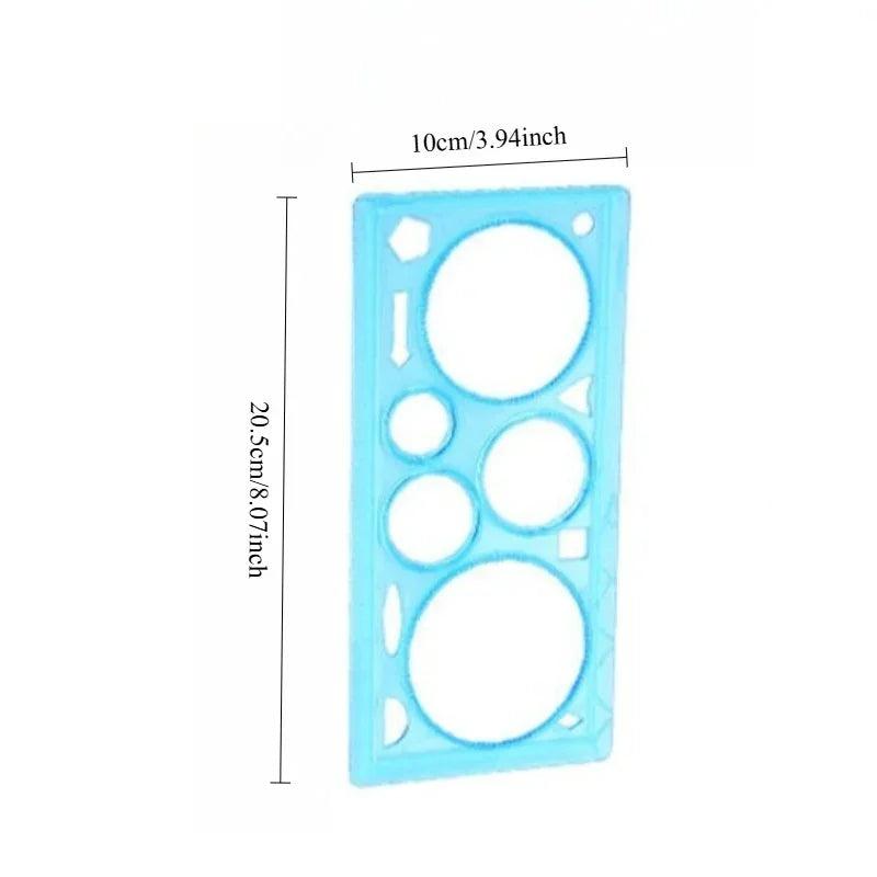 Geometry Spirograph Drawing Stencils Set Painting Template Art Crafts Creative Teenager Educational Toy Variety of Flowers Ruler