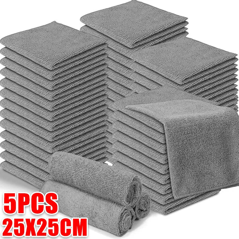 Microfiber Cleaning Cloths Lint Free Microfiber Cleaning Towel Cloths Reusable Cleaning Towels Super Absorbent for Car Window
