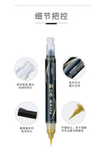 1PC Pentel Fude Brush Pen in Bister Pack ,Nylon Polypropylene Calligraphy Pen Chinese Painting Craft Supplies XFL2F