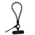 Phone Lanyard Wrist Strap Woven Phone Lanyard Creative Keychain Hanging Rope Anti-lost Security Wristband Universal Short Rope