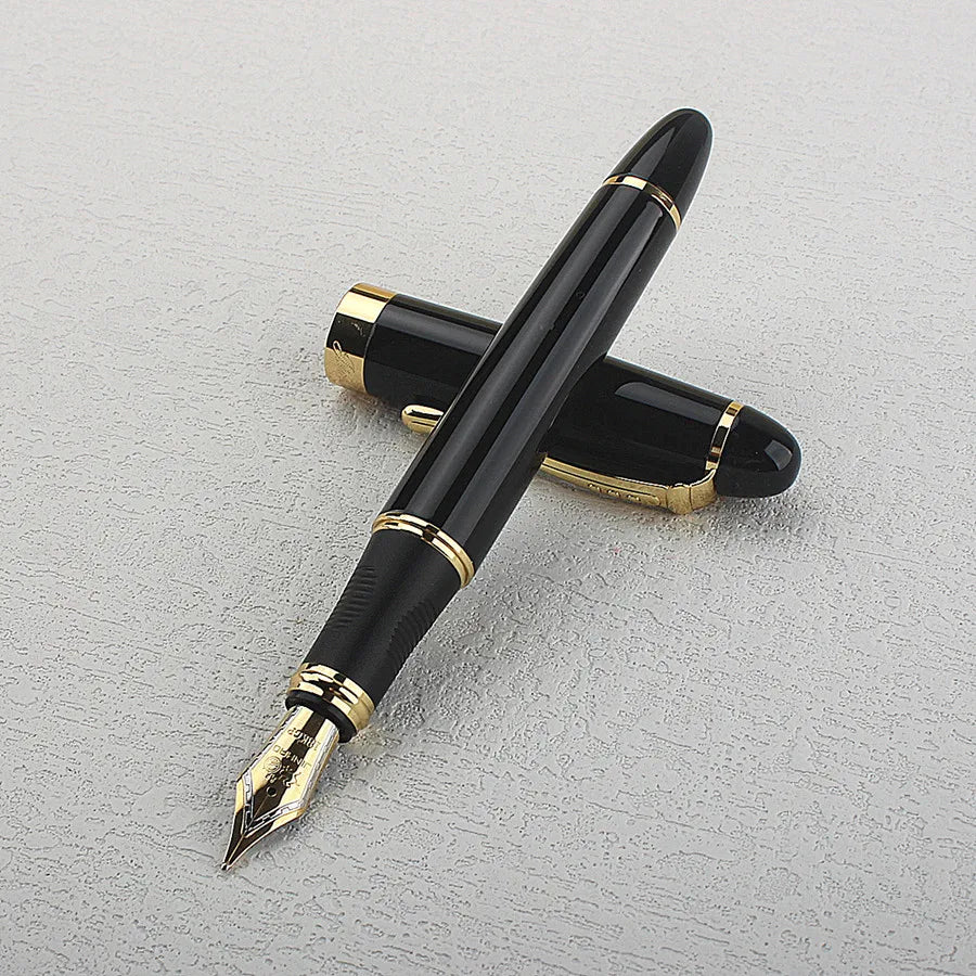 Jinhao X750 Classic Style Silver Clip Metal Fountain Pen 0.5 mm Nib Steel Ink Pens for Gift Office Supplies School Supplies