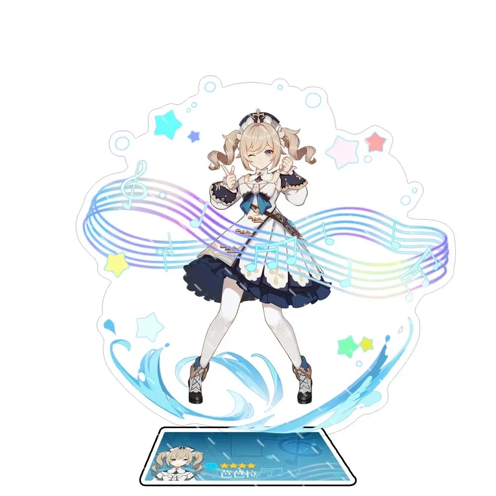 Odette Lohen Flins Durin Mavuika Columbina Xiao Arlecchino Acrylic Anime Model Furina Collect Desktop Decoration Keychains Gift