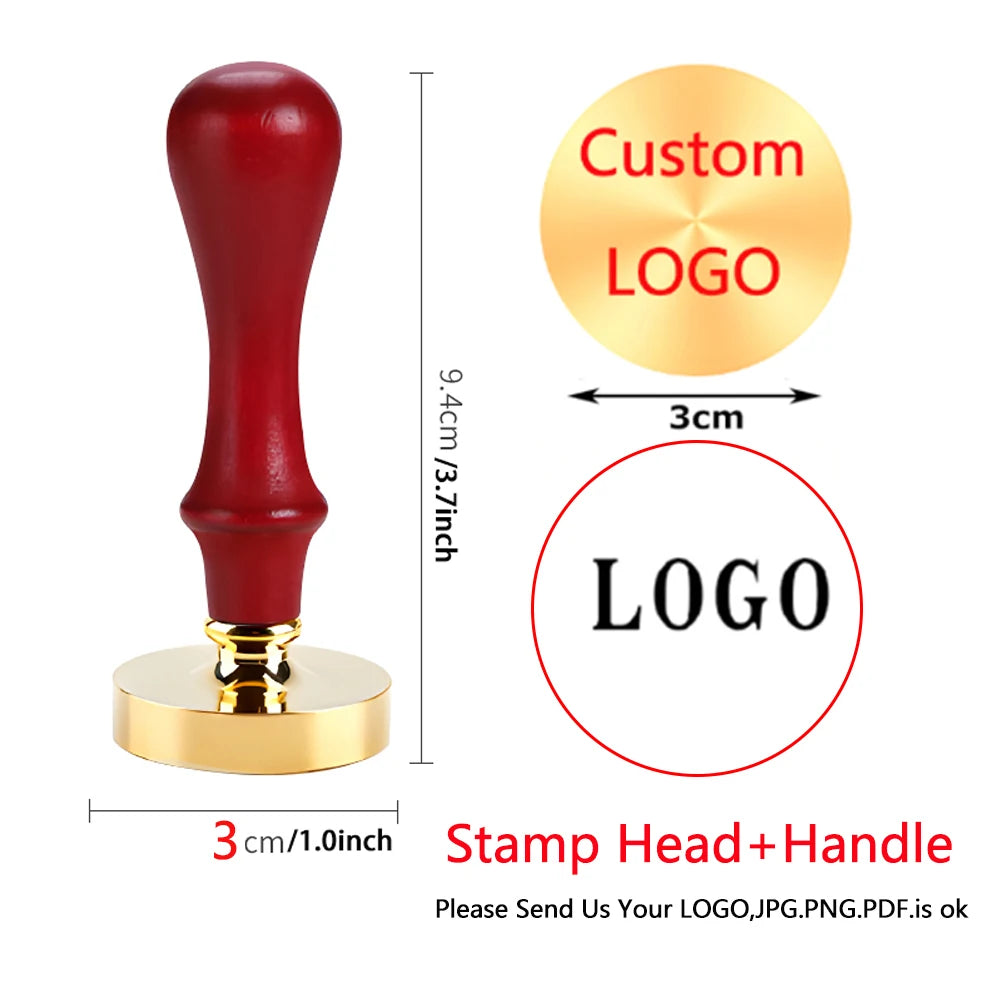 Custom Pottery Stamp for Clay Stamps Personalized Logo & Design Maker,Perfect for Ceramics Logo Design Seal (2.5cm- 5cm)