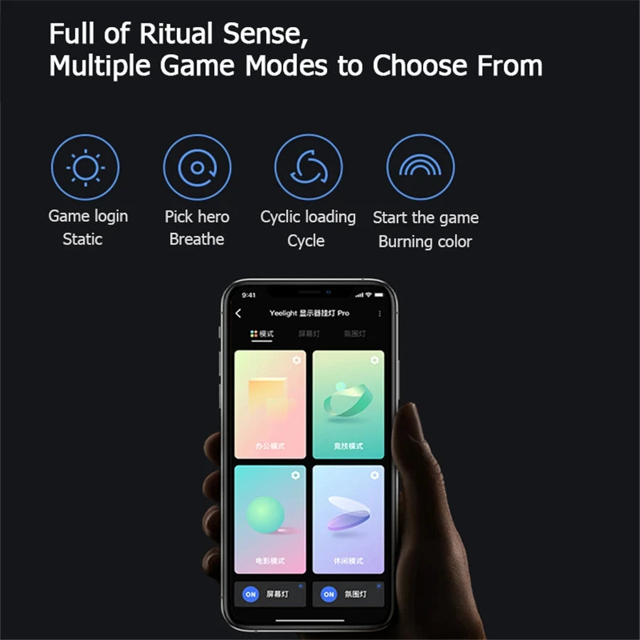 Yeelight Screen Bar Pro Computer Monitor Hanging Light Ambient Light Adjustable brightness and color temperature For the Mi Home