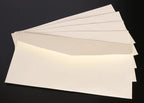 10Pcs Vintage Kraft Paper Envelopes Blank A4 triangle cowhide Handmade black Set Writing Christmas Invitations 22*11CM