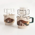 Coffee Drip Filter Bag Holder Reusable 304 Stainless Steel Japanese Filter Bag Holder Coffee Cup Drip Filter Paper Bag Holder