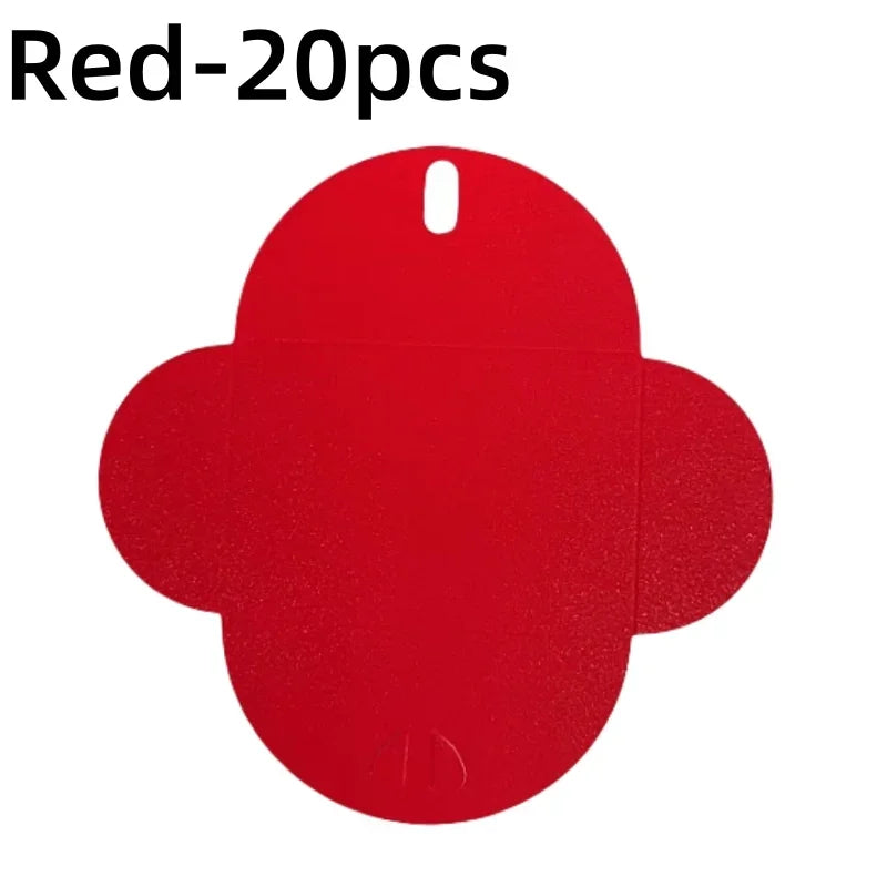 20pcs Colored pearlescent Envelope Thick Cardboard Small Foldable DIY Paper Envelopes Self Locking Buckle Letter Gift Card Cover