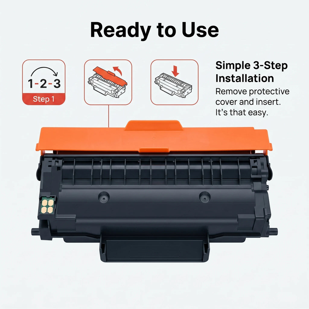 Qualicom 006R04400 B230 B225 B235 Toner Cartridge with New Chip for Xerox B230 B225 B235 Printers High Capacity 3000 Pages