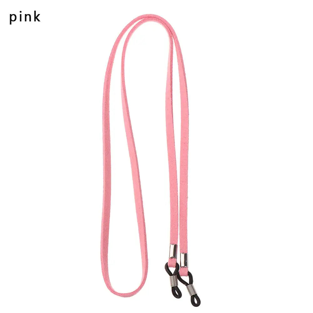 1PC Fashion New Design High Elasticity Sunglasses Lanyard Leather Strap Glasses Chain Cord Reading Glasses Strap Decoration