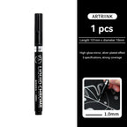 1-6pcs Chrome Pen Marker Mirror Waterproof DIY Reflective Paint Repair for Rock Ceramic Glass Metallic Gold/Silver 0.8/1/2mm Nib