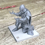 (9*7.6cm) 3D Printed Medieval Knight Pen Holder Black Silver Warrior Statue Desk Organizer Creative Office Decor Stationery Gift