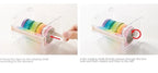 Stackable Tape Dispenser Transparent Design Tape Holder Creative Washi Tape Cutter Stationery School Supplies Office Supplies