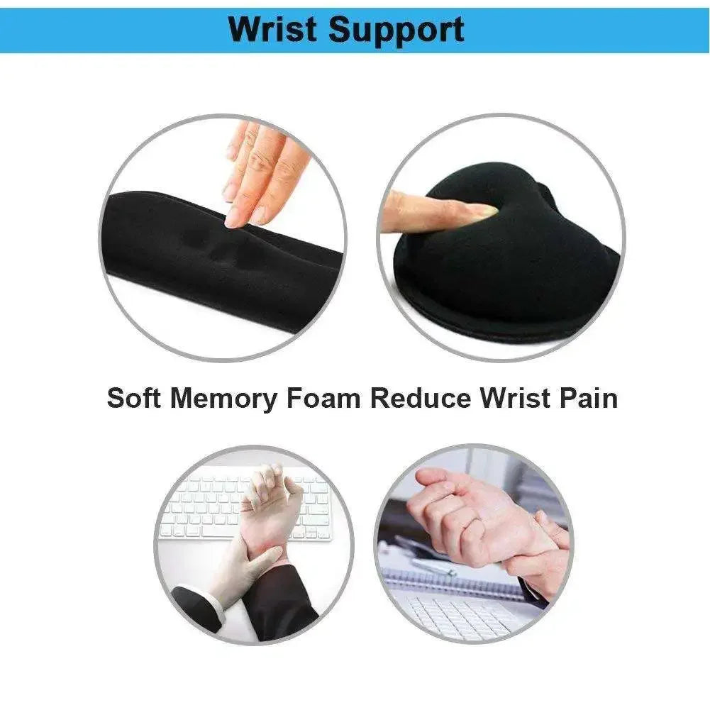 Oam Wrist Support Mouse Mat Keyboard Pad Wrist Rest School Supplies Typing Pad Office Mouse Easy Pad Non-Slip