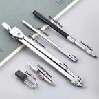 Stainless Steel Drafting Set Durable Drawing Compass Math Geometry Circles Tool School Supplies