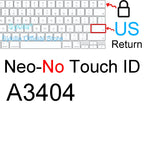 Keyboard Cover for Macbook Air 13 M5 M4 15 M3 11 Pro 13 14 M2 M1 Max Pro 16 15 12 Neo Silicone Protector Case Skin A3426 A3428