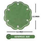 1PC Various Thick Embroidered Cloth Napkins Suitable for Home Weddings and Parties Reusable Customization