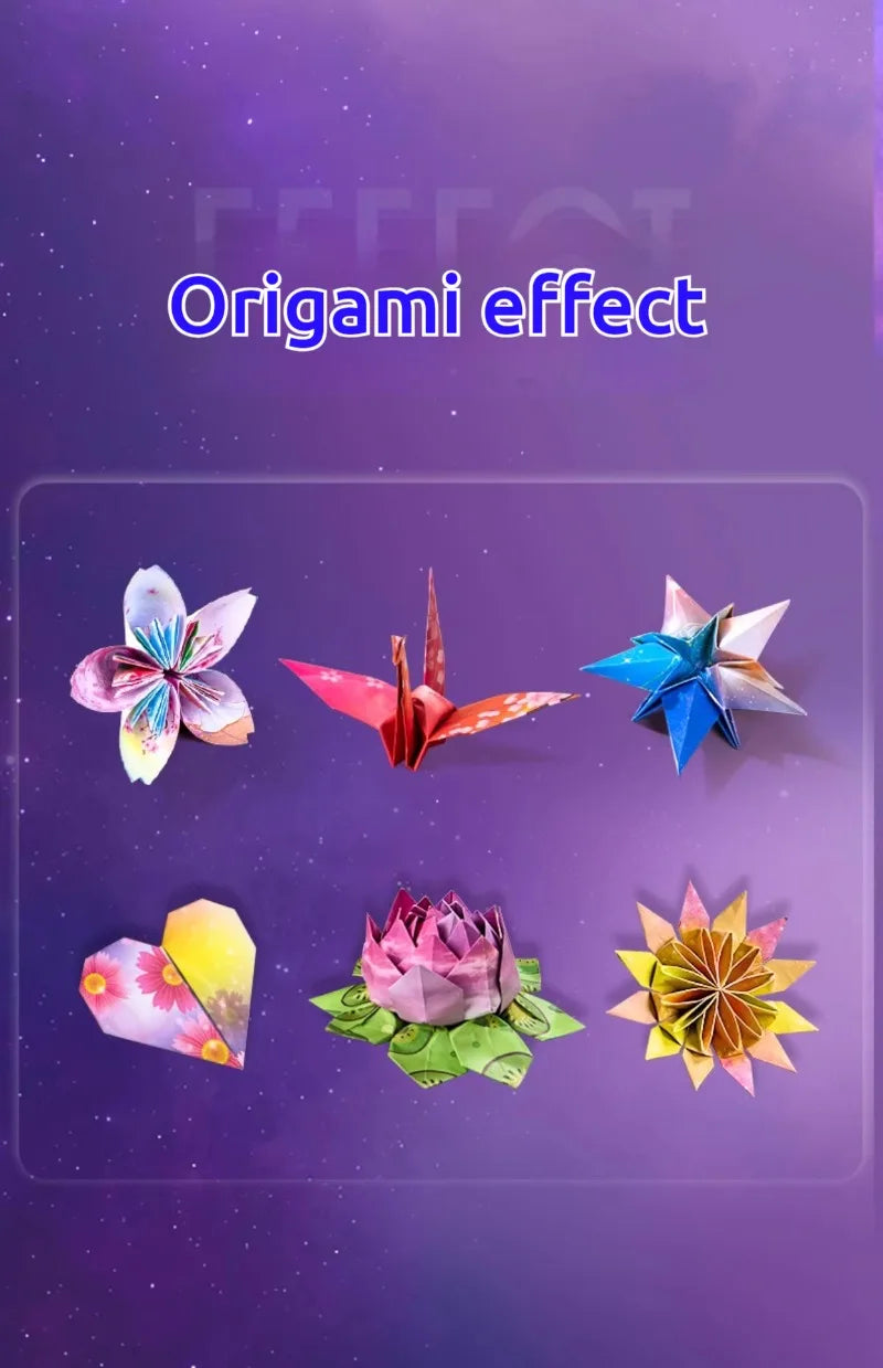 50pcs Creative Square Star Sky Constellations Origami Paper Kid DIY Handmade Double-sided Coloring Fold Craft Paper Art Gift