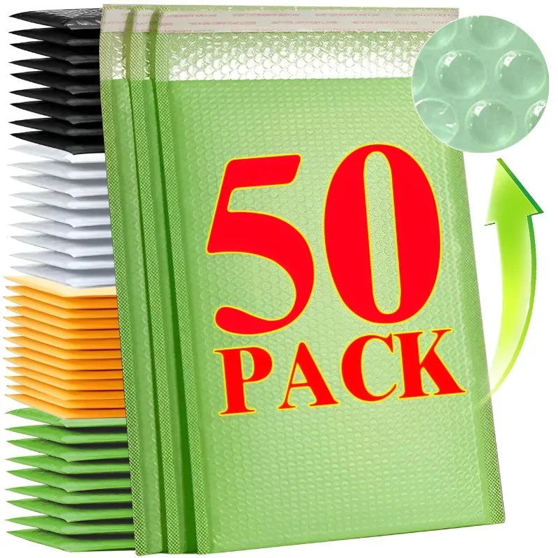 Shockproof Bubble Bags for Phone Cases Packaging Padded Envelopes Waterproof Self Seal Adhesive Mailer Protective Shipping Bag