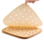 50pcs Air Fryer Parchment  Disposable Steamer Liners Kitchen Cookers Oil-proof Paper Barbecue Fryer Baking Accessories      0151