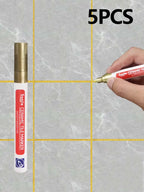 1/5/10PC  Waterproof Marker Pen Wall Seam Repair Tiles Grout Markers Pens Floor Bathroom Decontamination Paint Brush Tools