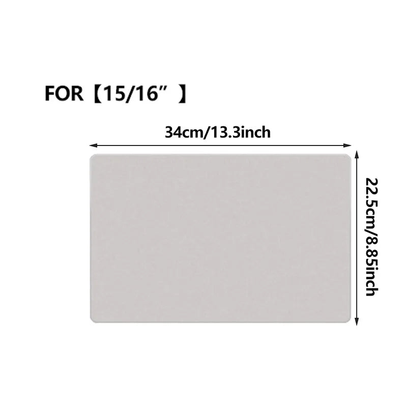 Ultra-Soft Microfiber Cleaning Cloths Notebook Screen Keyboard Protector For MacBook Pro 13-14/15-16 Inch