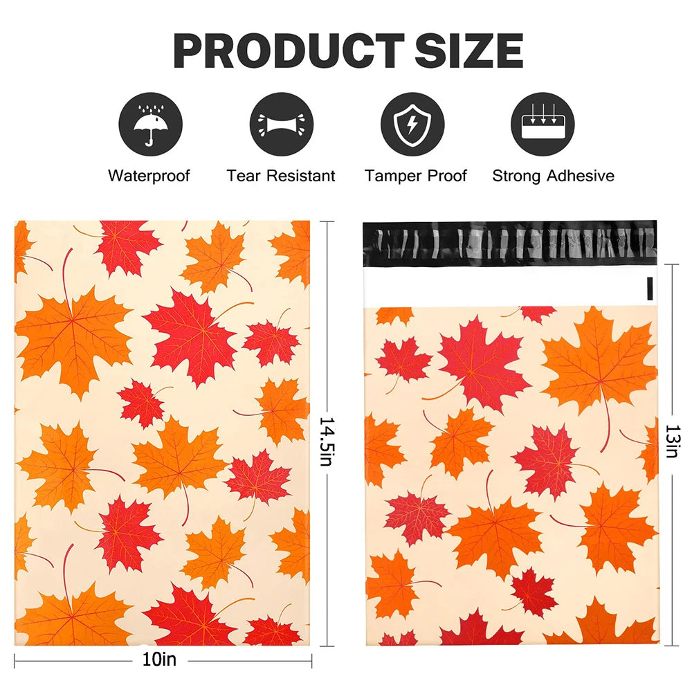 Poly Mailer 10PCS Cute Courier 10x13inch Pattern Shipping Bag Small Business Supplies Printed Grey Mailing Package Shopper Bags