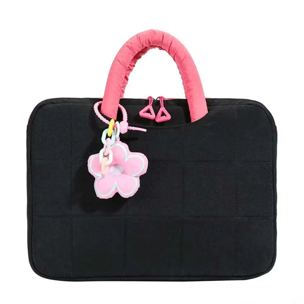 Lightweight Puffy Laptop Sleeve 14/16 Inch Commuter Laptop Briefcase Notebook Sleeve Notebook Case Portable Handbag for Women