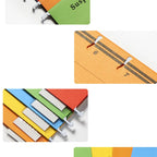 5Pcs A4 Sized Suspension File Folder Hanging File Holder Paper Wear-resistant Frame Documents Organizer Desktop Office folder