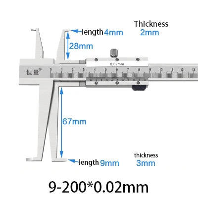 Double Internal Groove Digital Caliper 9-150mm Internal Groove Electronic Vernier Caliper Internal Hole Groove Diameter Caliper