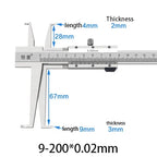 Double Internal Groove Digital Caliper 9-150mm Internal Groove Electronic Vernier Caliper Internal Hole Groove Diameter Caliper