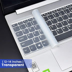 Universal Laptop Keyboard Cover Protector 12-17 inch Waterproof Dustproof Silicone Notebook Computer Keyboard Protective Film