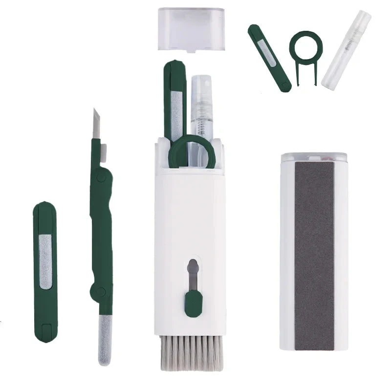 7-in-1 Multifunctional Cleaning Kit Laptop Keyboard Cleaning Brush Mobile Phone Screen Cleaning Bluetooth Headset Cleaning Pen