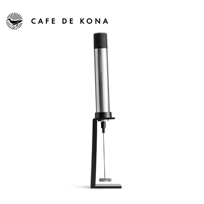 CAFEDEKONA Handheld Portable Electric Milk Frother, Mini Hand Mixer for Home Outdoor Barista Latte Art, AA Batteries Included