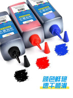 500ml Large Capacity Bottled Marker Ink Waterproof Quick Drying Oil-based Marker Refill Liquid School Supplies
