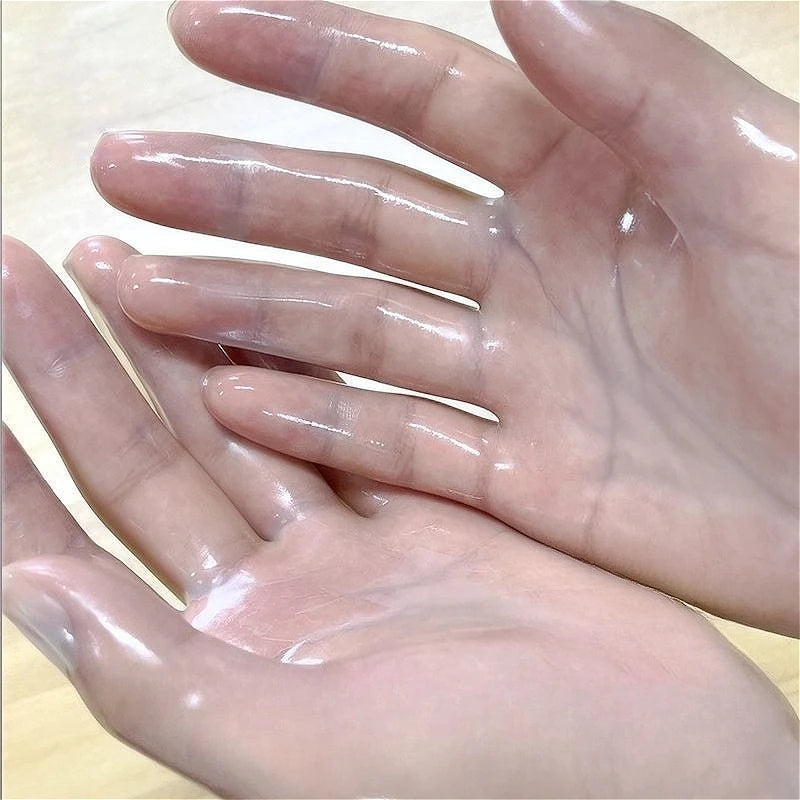 Latex Gloves Ultra-thin Transparent Rubber Finger Gloves Adult Unisex Sexy Lingerie Accessories High Elasticity Tight Fitting