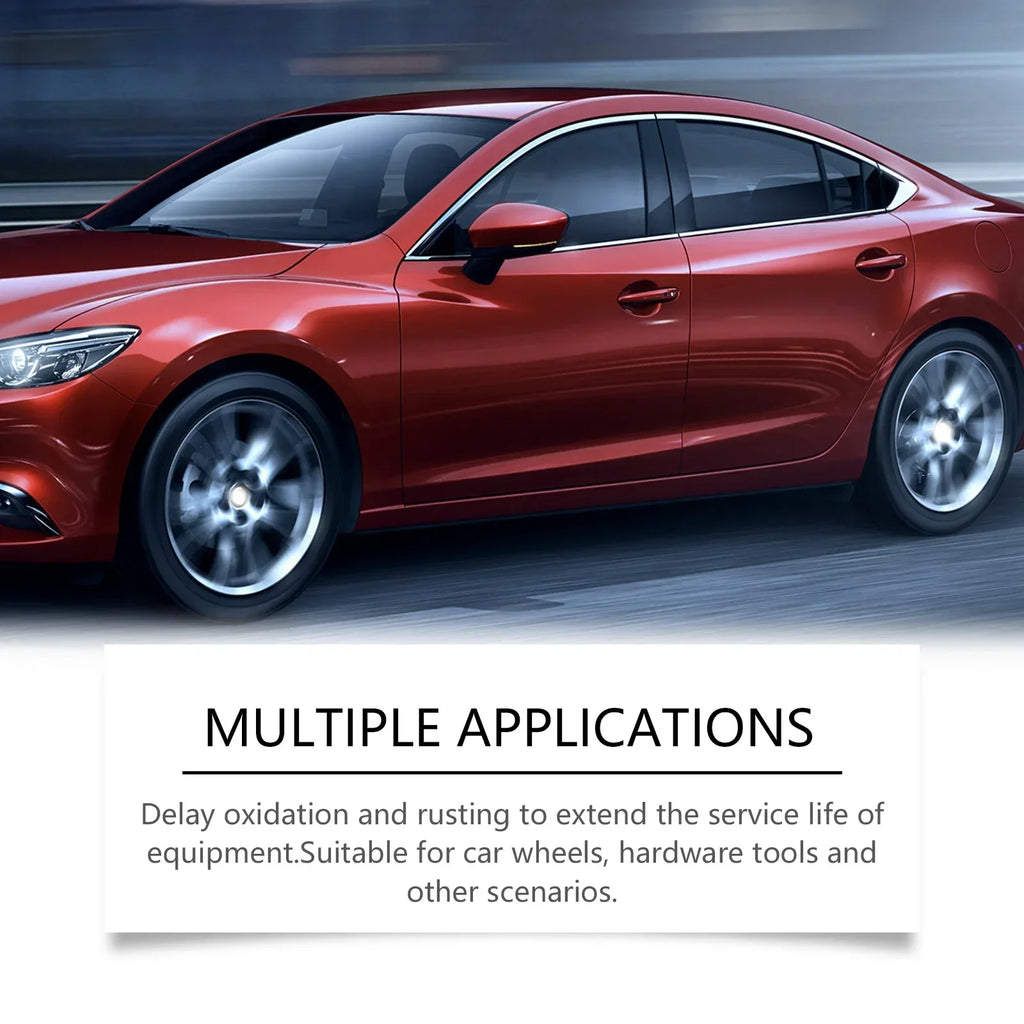 Car Rust Remover Car Wheel Care Quick Remover Car Exhaust Pipe Rust Removal Spray Clean Metal Iron Powder Stains