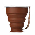 Folding Cups BPA FREE Food Grade Water Cup Travel Silicone Retractable Coloured Portable Outdoor Coffee Handcup