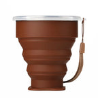 Folding Cups BPA FREE Food Grade Water Cup Travel Silicone Retractable Coloured Portable Outdoor Coffee Handcup