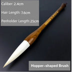 Long Woolen Hair Calligraphy Painting Brush Pen Calligraphie Chinese Large Hopper-shaped Couplets Brush Chinese Calligraphie Pen